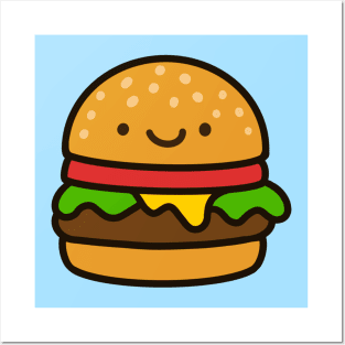 Cute Cheeseburger Posters and Art